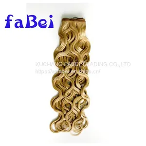 14 Inches Indian Cheap Human Hair Weaving/wet and Wavy Ombre Colored Indian Human Hair Weave/two-tone Indian Remy Hair w thumbnail-3