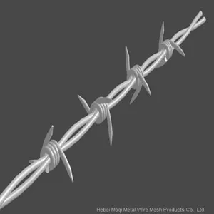 Hot Dipped Galvanized Weight Cheap Barbed Wire thumbnail-2