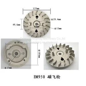 ET950/ET650 Gasoline Generator Accessories Fly Wheel Aluminum/Plastic thumbnail-1