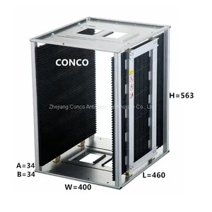 CONCO Esd Adjustable Pcb Storage Magazine Rack for Pcb Loader 460*400*563mm thumbnail-1