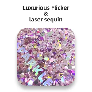 Factory Price Fully Cover Phone Case and Accessories Glitter Shinny TPU+PC Phone Case thumbnail-2