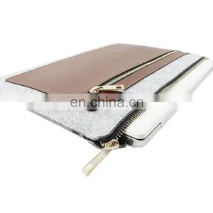 Customized Simple Design Felt Conference Tote Bag Ultrabook Laptop Bag thumbnail-3