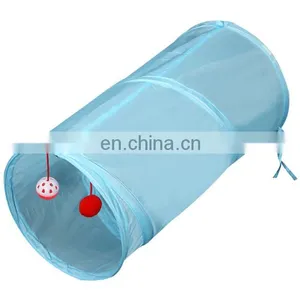 Cat Tunnel Tube Foldable Tunnel Bored Cat Pet Toys Peek Hole Toy Ball Portable Cat Toy Tunnel Cat Supplies thumbnail-3