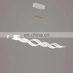 Beautiful Wave Shape Design Pendant Light 2018 Acrylic Chandelier Pendant Lamp Holder thumbnail-1
