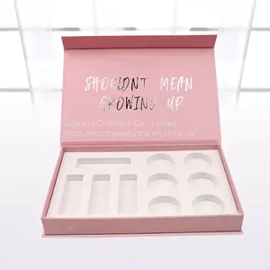 Beautiful Cosmetic Box Pink Color Cardboard Packaging Box/Wedding Gift Box Price thumbnail-1