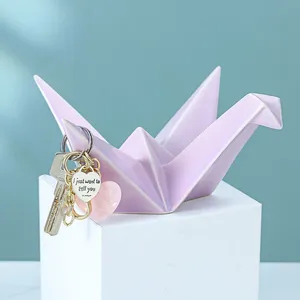 Different Size Multi-Color Paper Cranes Ceramic Decoration Nordic Style For Bedroom,Home Decor thumbnail-3