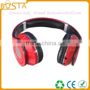 Manufacturering Foldable Wireless Stereo Bluetooth Headsets With Mic TF Support thumbnail-5