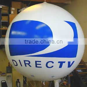 Outdoor Giant Inflatable White Helium Balloon thumbnail-1