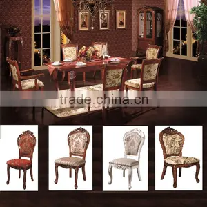 Top Quality Dining Room Table and Chair Classical Oak Wood Dining Table thumbnail-1