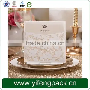 Chinese Handmade Fancy Wedding Invitation Card thumbnail-6