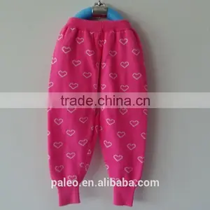 Soft 100% Cotton Knitted Parttern Girls Night Pants thumbnail-5