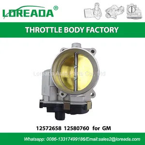 LOREADA Fuel Injection 12580760 12572658 Throttle Body Assembly For Cadillac Escalade Chevy Express Silverado Sierra GMC Tahoe Envoy Yukon 5.3L 4.8L thumbnail-1