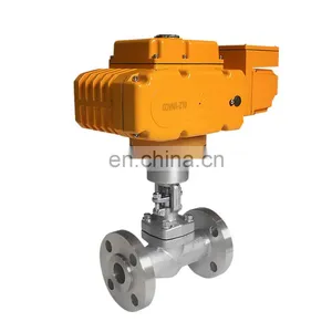 Intelligent Actuator Multi Turn Stainless Steel SS304 2inch Flange Globe Valve thumbnail-1