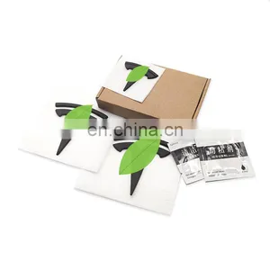 BAINEL Carbon Fiber Exterior Sticker Badge Logo Set For TESLA Model 3/Y 1494950-00-A 1494949-00-A thumbnail-2