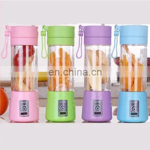 Fruit Juicer Popular USB Blender Juicer Mini Electric Portable Rechargeable Travel High Quality 380ml 6 Blades thumbnail-2