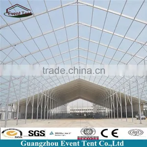 Guangzhou 40m Width Anti-uv Workshop Aluminum Fireproof Warehouse Tent With Abs Wall thumbnail-1