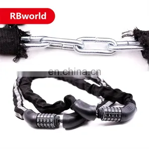 Safety Anti Theft Disk Disc Brake 5 Digit Code Combination Steel Cable Bike Bicycle Locks of Safety thumbnail-3