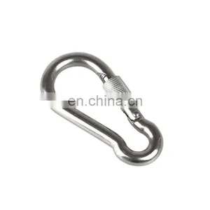 Heavy Duty Zinc Plated Snap Hook Simple Stainless Steel Safety Swivel Carabiner Snap Metal thumbnail-5