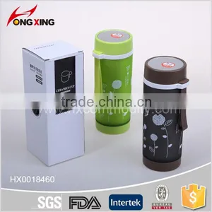 New Design 380ML Double Walls Plastic Sport Water Bottles With Strainer thumbnail-5