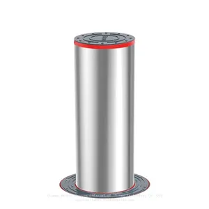 UPARK Professional Factory Street Car Parking Integral Lifting Bollard Remote Control LED Light Pillar Bollard thumbnail-1
