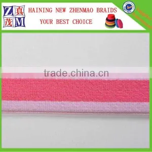30mm Pink Color Woven Striped Elastic Bands Supplier's Choice thumbnail-4