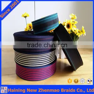 Fashion Colored Stripe Woven Elastic for Garments Accessories thumbnail-1