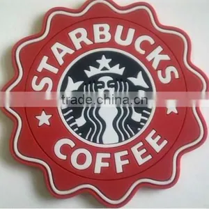 PVC Plastic Cup Coaster, Soft PVC Drink Coaster thumbnail-1