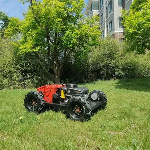 Affordable Wireless Radio Control Four Wheel Drive Lawn Trimmer for Sale With Best Price Wheel Radio Controlled Grass Cutter (VTW550-90 With Electric Start) thumbnail-4