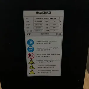 HYSTER Forklift E65XN-40 Lead Acid Battery 9PzS990 48V990Ah Hyster Traction Battery thumbnail-3