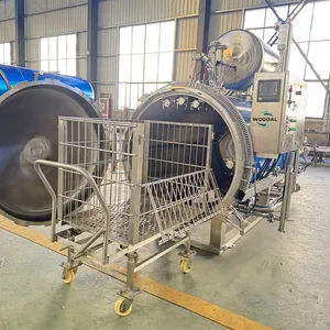 Automatic Water Spray Batch Retort Canned Fish Sterilization Machine thumbnail-4