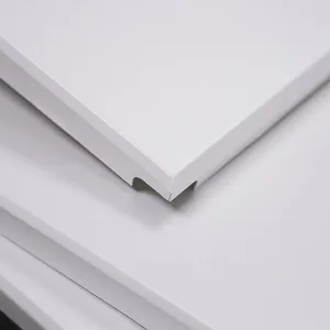 Acoustic Perforated Aluminum Ceiling Tiles Suspended Pop False Ceiling Design for Office Buildings thumbnail-4