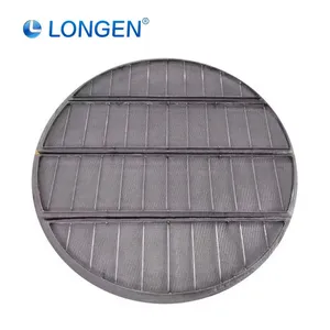 Stainless Steel 304 Knitted Wire Mesh Air Demister Pad Plain Weave Factory-Welded Custom Cutting Sales Tool From China thumbnail-3