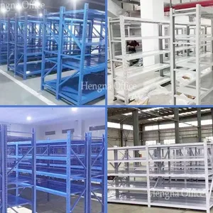 Warehouse Shelving Platform for Heavy Items Steel Shelves for Industrial Environments: Space-Saving and Stable Storage for Warehouses and Logistics thumbnail-5