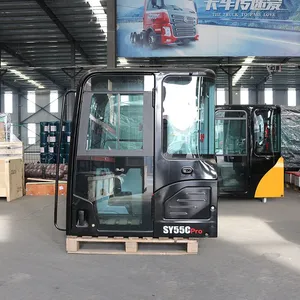 Excavator Cab New Sany Sy55 Sy60 Excavator Cab Cabin 130902000017 ForSANY 55-60Pro Sany Excavator Cab thumbnail-1