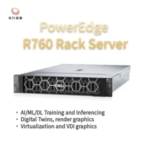 Dell PowerEdge R760 Rack Server Model，flash Storage System，xeon Cpu Server thumbnail-1
