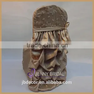 C186C Jenny Bridal Fancy Turquoise Chiavari Chair Cover for Wedding Quality Choice thumbnail-6