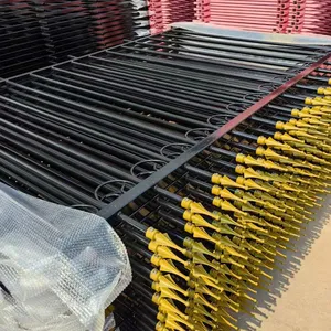 Black Zinc Steel Park Villa Courtyard Project Fencing Panels thumbnail-4