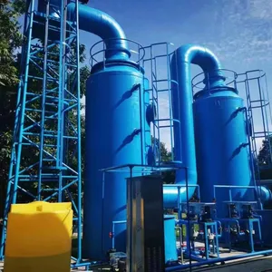 Flue Gas Desulfurization Tower, Frp Spray, Acid Mist Purification Tower, Workshop Dust Treatment, Integrated Denitrification Tower for Building Material Brick Factories thumbnail-2