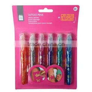 Glitter Gel Tattoo Pen 6 Colors thumbnail-6