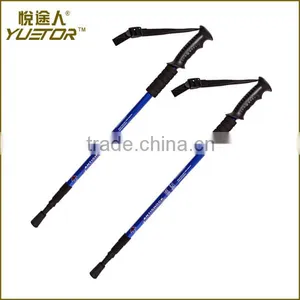 Inner Lock Shock Resistant Adjustable Aluminum Trekking Pole Hiking Stick Supplier's Choice thumbnail-3