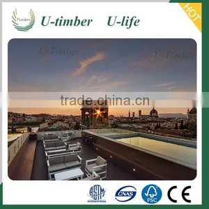 High Quality Durable WPC Outdoor Decking Flooring for Platform, Terrace, Gallery, Yard thumbnail-1