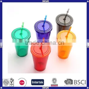 Hot Sell Customized Double Wall Plastic Tumbler for Sale thumbnail-5