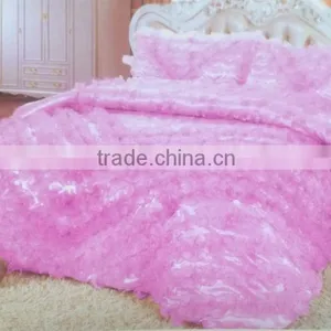 2016 New Design 100% Polyester Satin 4Pcs Bedding Set thumbnail-4