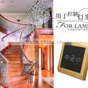 TAIYITO New-stylish Colorful Brushed Metal Frame Zigbee Smart Touch Screen Light Switch thumbnail-2