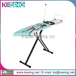 Luxury Monoblock Folding Stand Retractable Iron Nest Ironing Board With Clothes Rack thumbnail-1