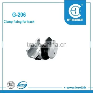 G-206 Glass Clamp /sliding Door Tube Track Clamp/adjustable Tube Clamps thumbnail-1