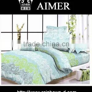 50%cotton50%polyester Pigment Printed Bedding Sets/bed Sheet/quilt Cover/pillow Case/trade Assurance thumbnail-1
