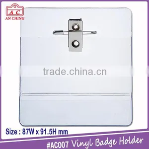 Id Pvc Card Badge Holder With Clipper Customized Size Available thumbnail-5