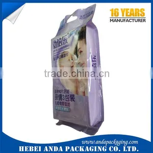 Wet Wipes Packaging Materials/plastic Wrap Film for Wet Wipes /tissue Bags With Tear Notch/baby Diaper Packaging Bag thumbnail-3