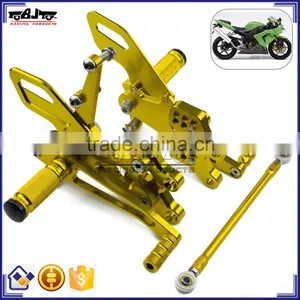 ARS-10R/04 High Performance Motorcycle Rearsets Replacement Parts for Kawasaki ZX-10/ ZX10R 04-05 thumbnail-1